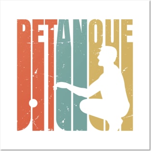 Vintage retro Petanque, bocce ball lover, boule lover Posters and Art